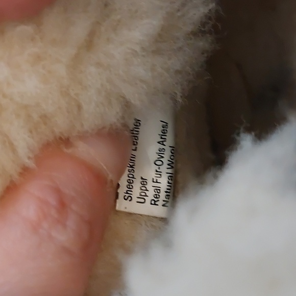 Koolaburra × Uggs La Volta winter boots sheepskin and real fur wool size 6 - Picture 5 of 9